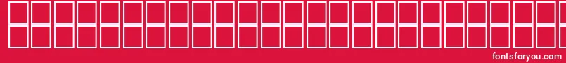 AlHadith1 Font – White Fonts on Red Background