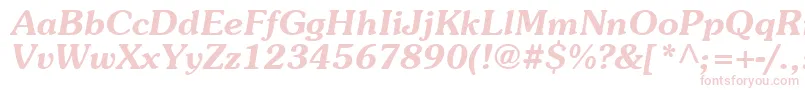 Agpbo Font – Pink Fonts on White Background