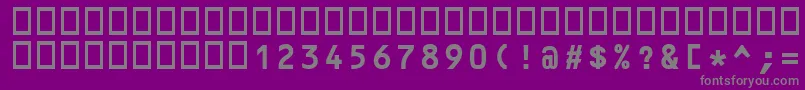 Шрифт Ft32Bold – серые шрифты на фиолетовом фоне