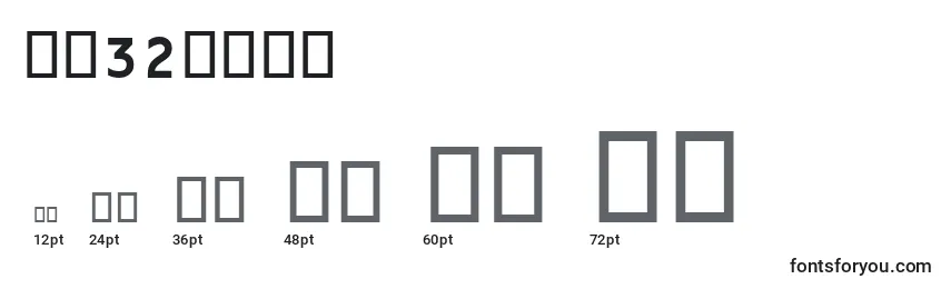 Ft32Bold Font Sizes