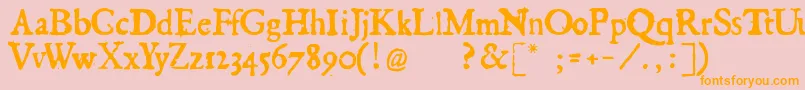 More about Georgregular Font Georgregular Font – Orange Fonts on Pink Background