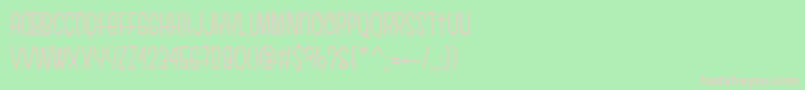 EscalopeSoft Font – Pink Fonts on Green Background