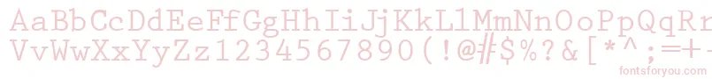 PrestigetwoBold Font – Pink Fonts on White Background