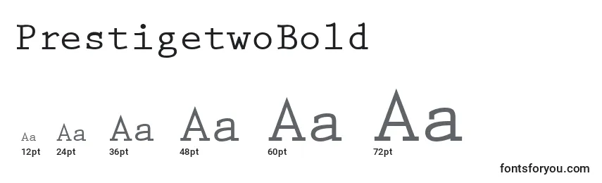 PrestigetwoBold Font Sizes