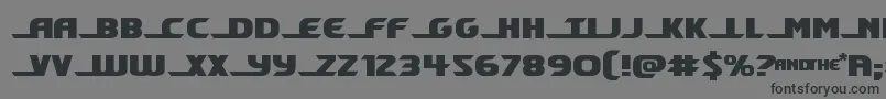Shiningheraldexpand-Schriftart – Schwarze Schriften auf grauem Hintergrund