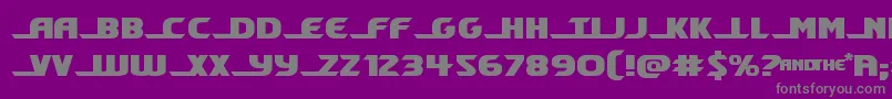 Weitere Informationen zur Shiningheraldexpand-Schriftart Shiningheraldexpand-Schriftart – Graue Schriften auf violettem Hintergrund