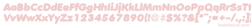 VolkswagenHeavyita Font – Pink Fonts