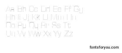 HuntkeyThin-fontti