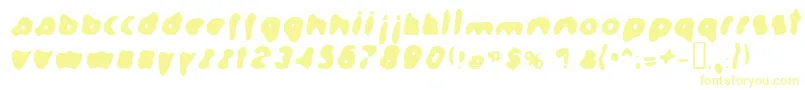 フォントFormation – 黄色のフォント