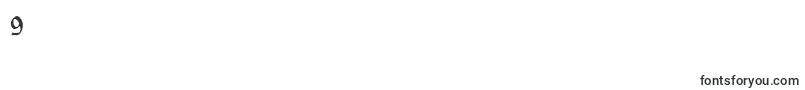 BaileyLight Font – Fonts for Digit 9
