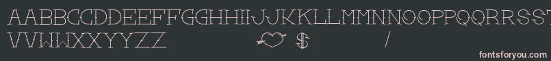LoveYouMom Font – Pink Fonts on Black Background