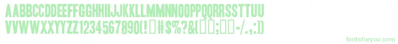 HeadlineOneHplhs Font – Green Fonts
