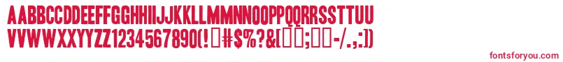 HeadlineOneHplhs Font – Red Fonts