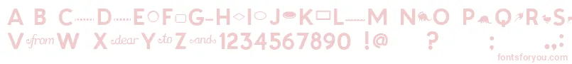 Patagoniab Font – Pink Fonts on White Background