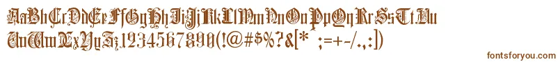 Шрифт ColchesterBlack – коричневые шрифты