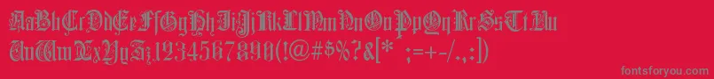 Шрифт ColchesterBlack – серые шрифты на красном фоне