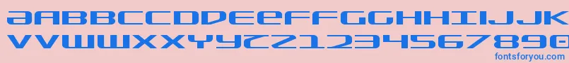 SdfExpanded Font – Blue Fonts on Pink Background