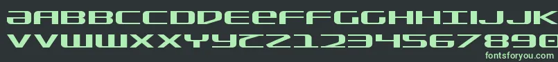 SdfExpanded Font – Green Fonts on Black Background