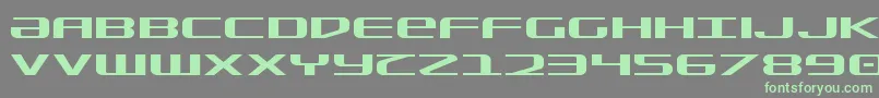 SdfExpanded Font – Green Fonts on Gray Background