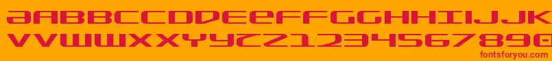 SdfExpanded Font – Red Fonts on Orange Background