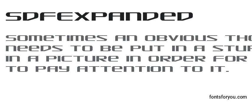 SdfExpanded Font