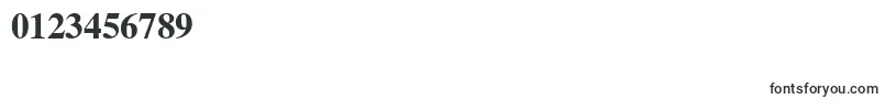 NewsSerifBold Font – Fonts for Numbers and Digits
