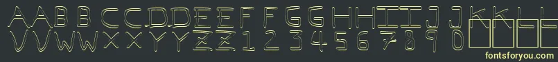 More about Pfvvbf7o Font Pfvvbf7o Font – Yellow Fonts on Black Background