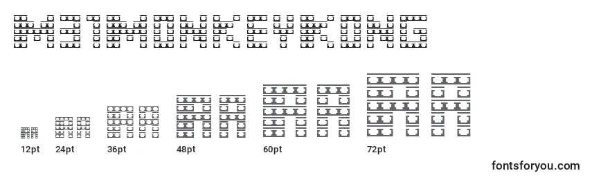 M31MonkeyKong Font Sizes