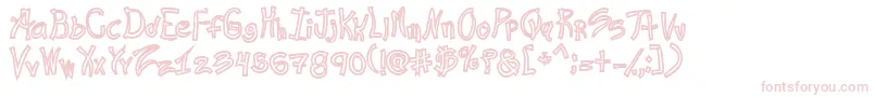 Weitere Informationen zur RasHandHollow-Schriftart RasHandHollow-Schriftart – Rosa Schriften