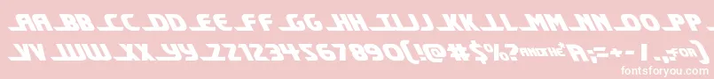 Shiningheraldleft Font – White Fonts on Pink Background