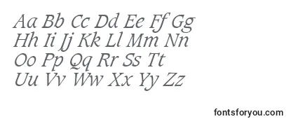 GrammateusLightSsiLightItalic-fontti