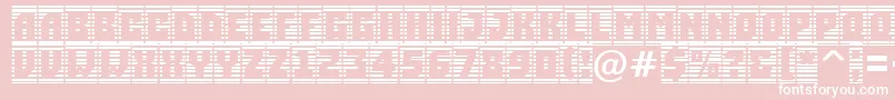 ASimplercmstrphl Font – White Fonts on Pink Background