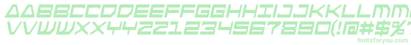 フォントAndroidnationI – 白い背景に緑のフォント