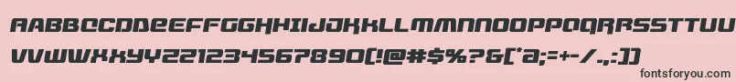 Livewiredsemital Font – Black Fonts on Pink Background