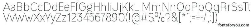 OgonekLight-Schriftart – Schriftarten, die mit O beginnen