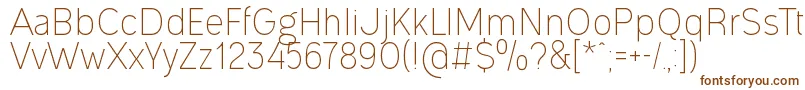 OgonekLight Font – Brown Fonts