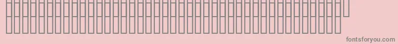 Uz10000les Font – Gray Fonts on Pink Background