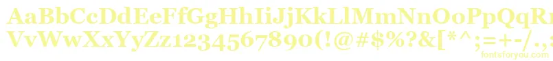 GeorgiaBold Font – Yellow Fonts