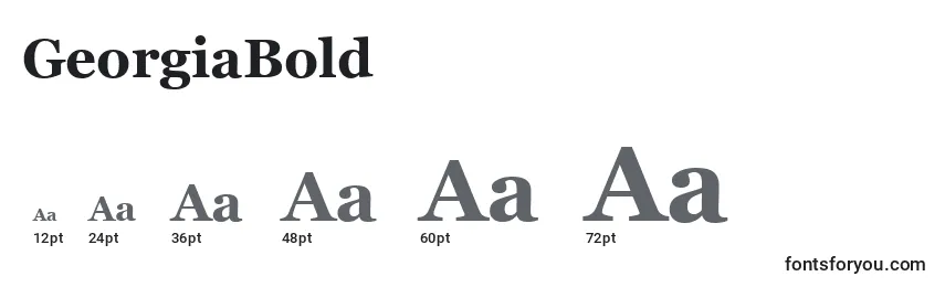 GeorgiaBold Font Sizes