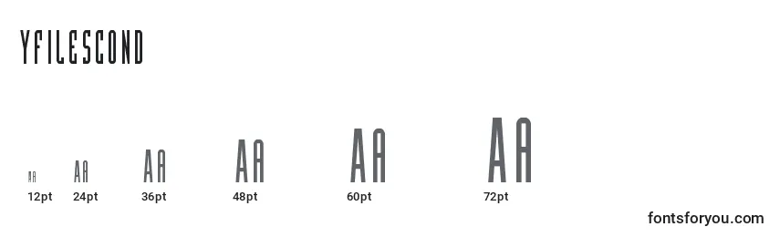 sizes of yfilescond font, yfilescond sizes