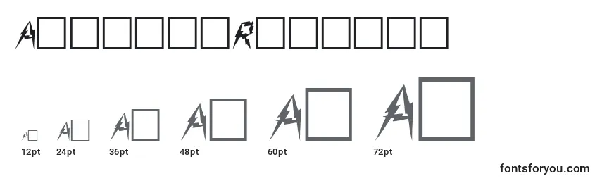 sizes of admiralregular font, admiralregular sizes