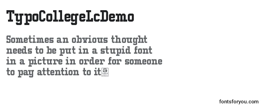 typocollegelcdemo, typocollegelcdemo font, download the typocollegelcdemo font, download the typocollegelcdemo font for free