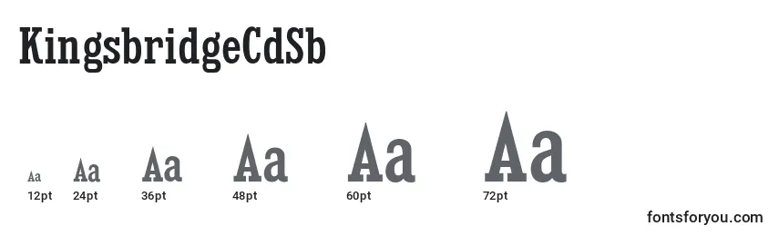 sizes of kingsbridgecdsb font, kingsbridgecdsb sizes