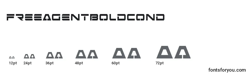 sizes of freeagentboldcond font, freeagentboldcond sizes