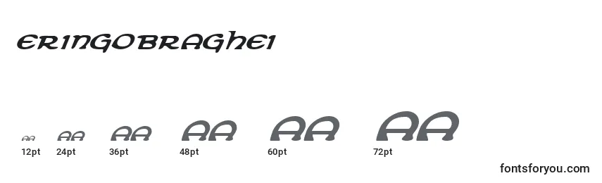 sizes of eringobraghei font, eringobraghei sizes