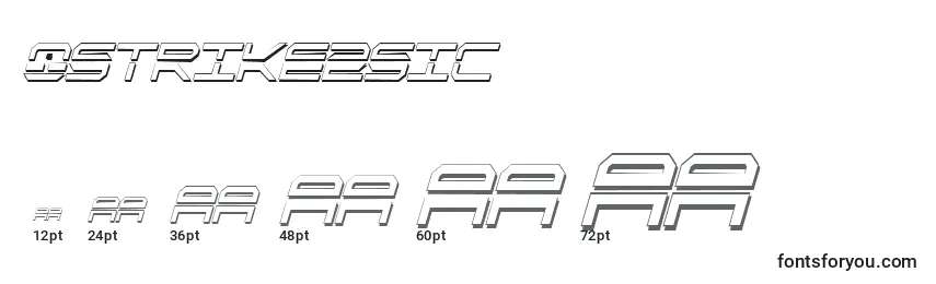 sizes of qstrike2sic font, qstrike2sic sizes