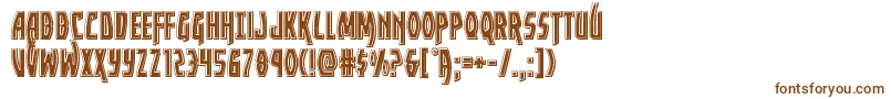 Yankeeclipperbevel Font – Brown Fonts on White Background