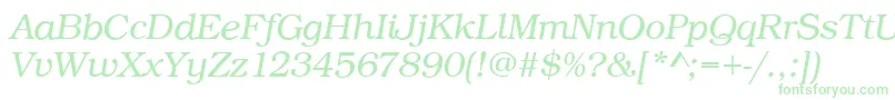 BookLightItalic Font – Green Fonts