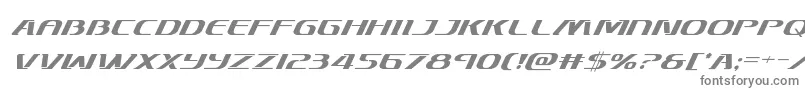 フォントSkymarshalsuperital – 灰色のフォント