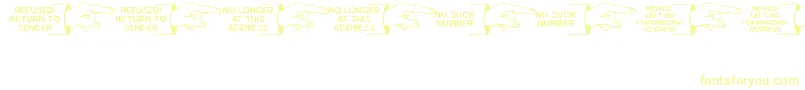 GonePostalJl Font – Yellow Fonts